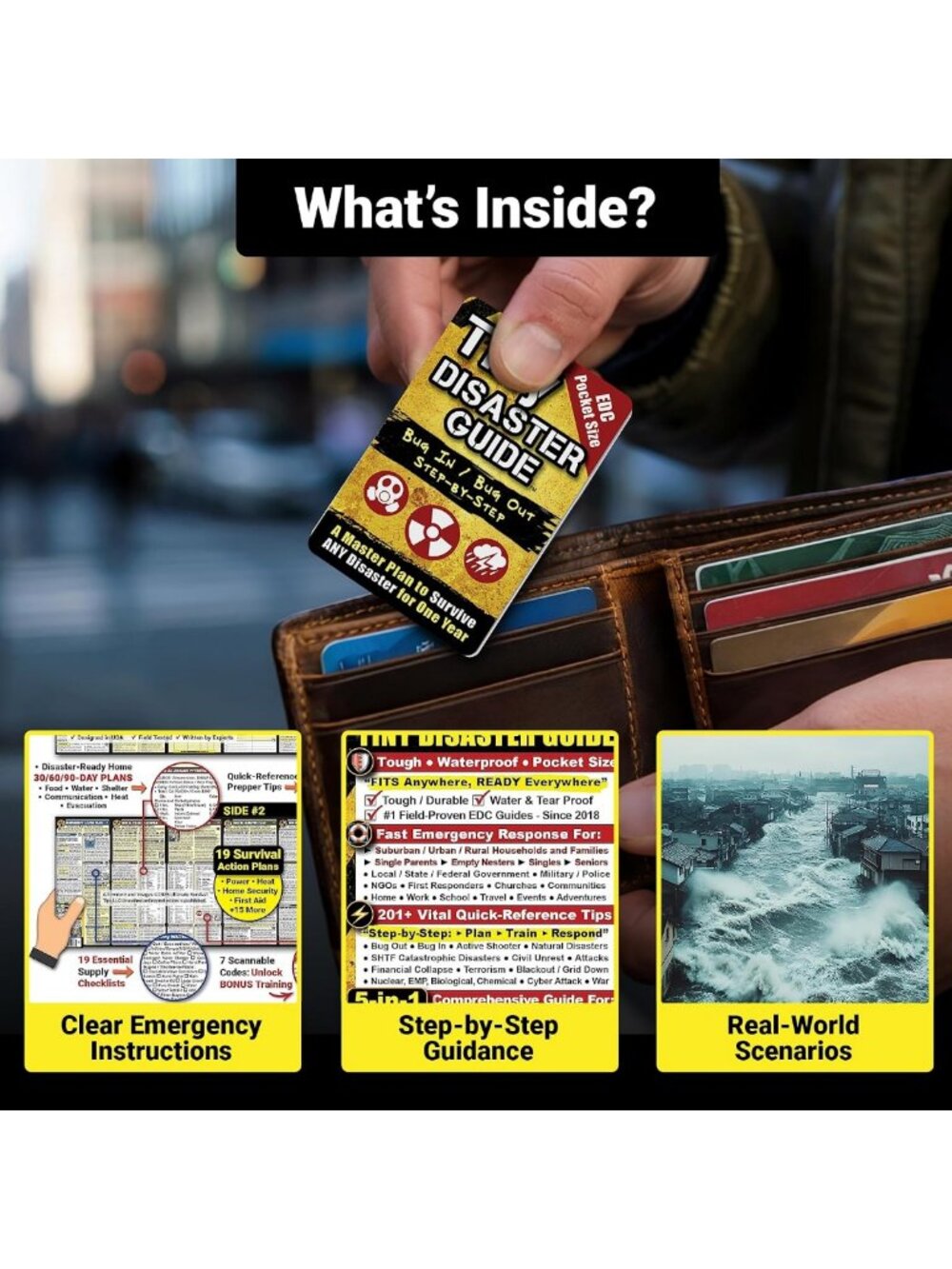 Compact Survival Guide – Essential EDC Pocket Handbook for Camping, Hiking - Picture 8 of 9